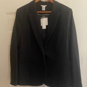 Liz Claiborne 16T Black Classic Suit Blazer New With Tags